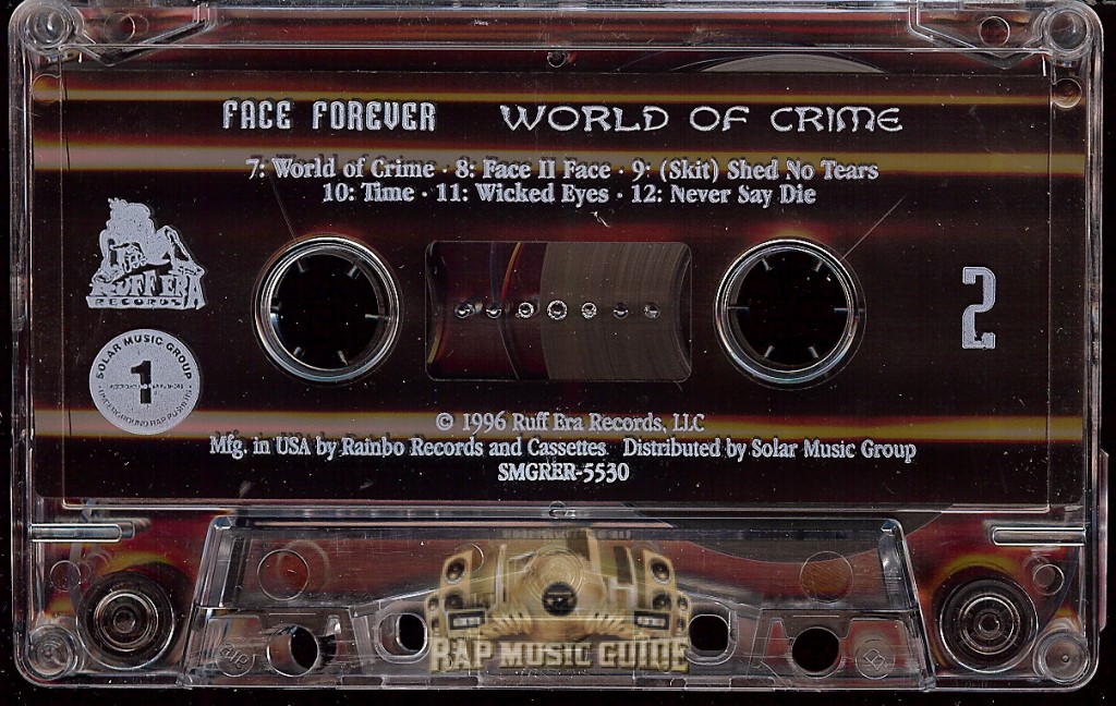 Face Forever - World Of Crime: Cassette Tape | Rap Music Guide